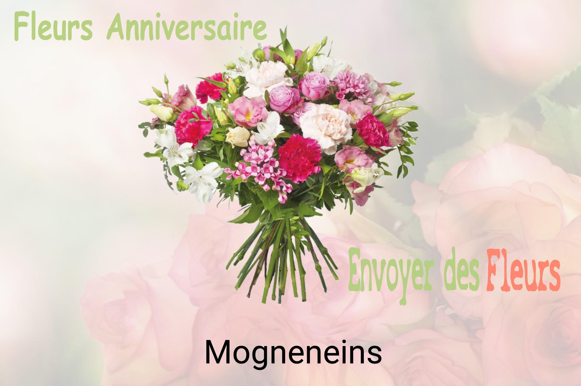 Bouquet de fleurs d’anniversaire livré à Mogneneins